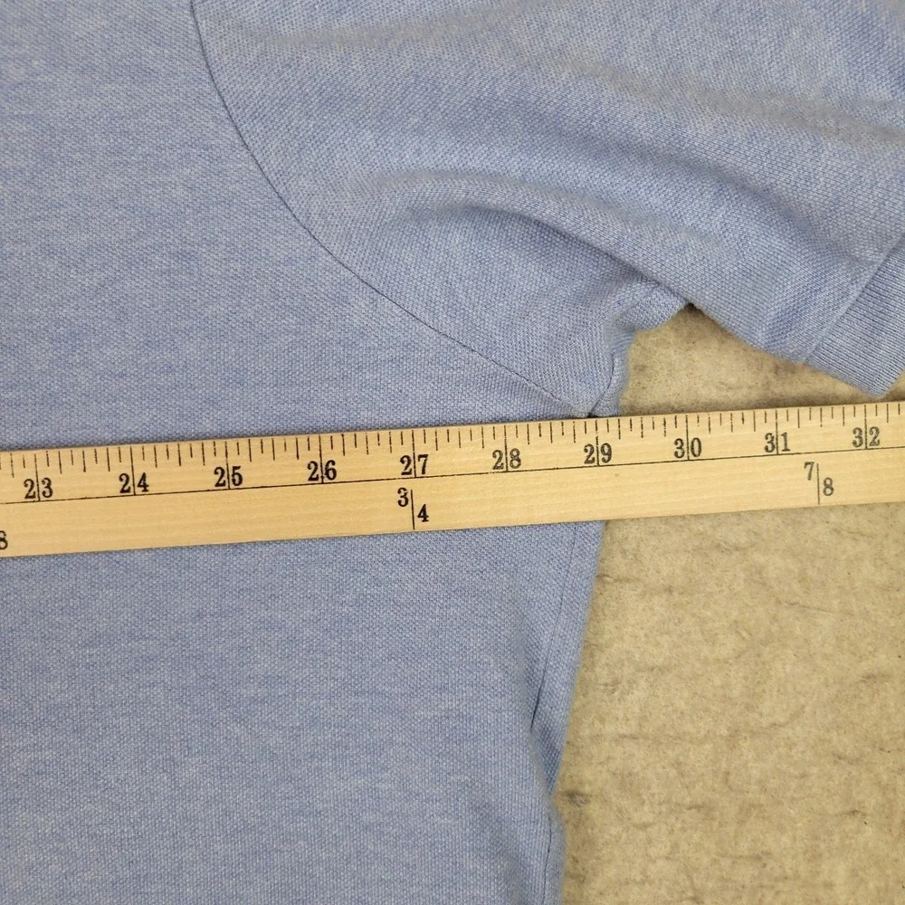Polo Ralph Lauren Shirt Mens 3XB Big Blue Short Sleeve Polo Preppy 100% Cotton‎